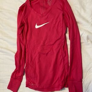 Hot pink dri fit workout top